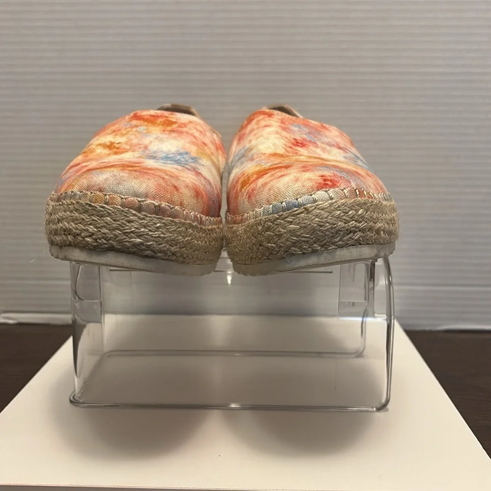 Dr. Scholl's Sunray Orange and Blue Espadrilles Slip-On Shoes